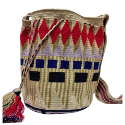 Mochila Wayuu Verona - Borsa artigianale intrecciata a mano