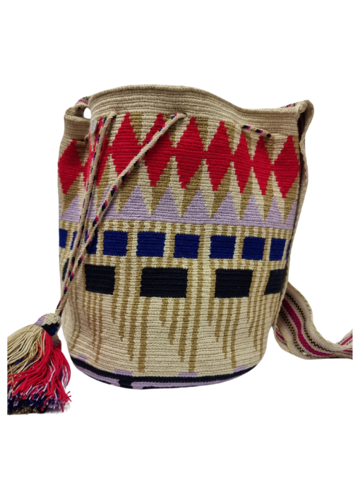 Mochila Wayuu Verona - Borsa artigianale intrecciata a mano